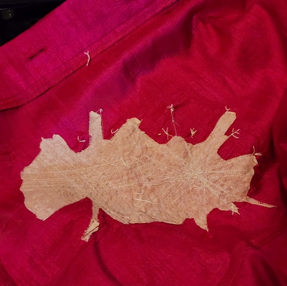 Michael Simon Pink Silk Jacket Embroidered Beaded Vintage 90s Size 0X - Picture 11 of 13